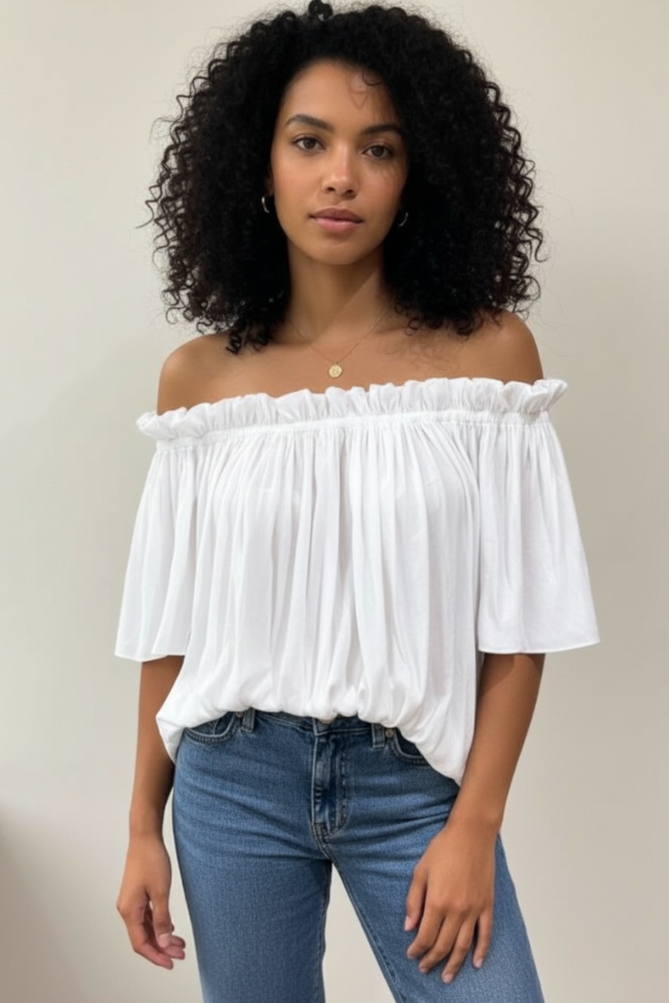 Mela Purdie Breeze Top in White Mache