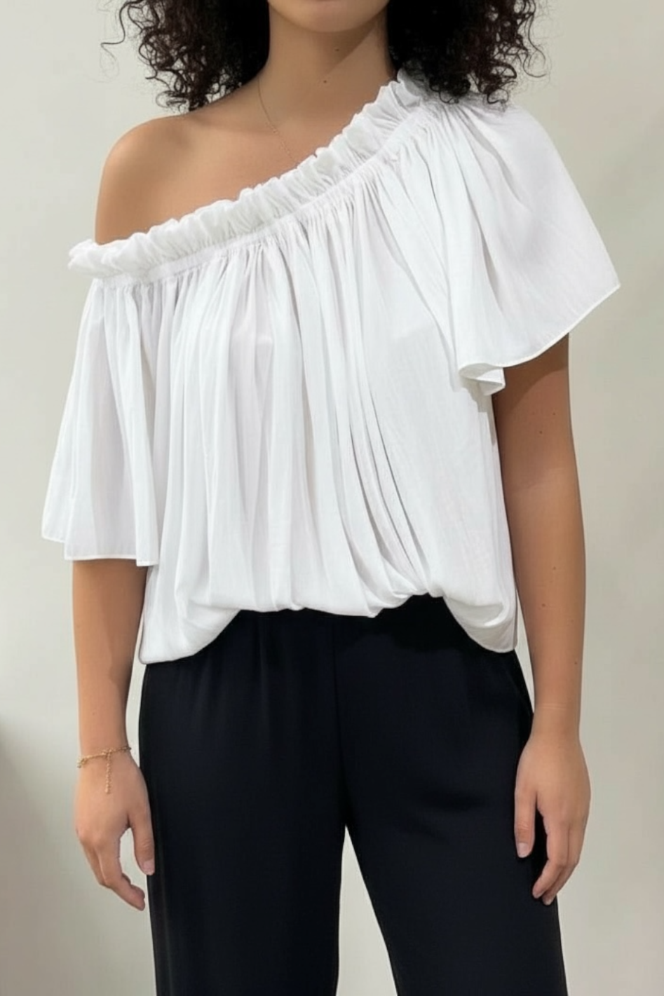 Mela Purdie Breeze Top in White Mache