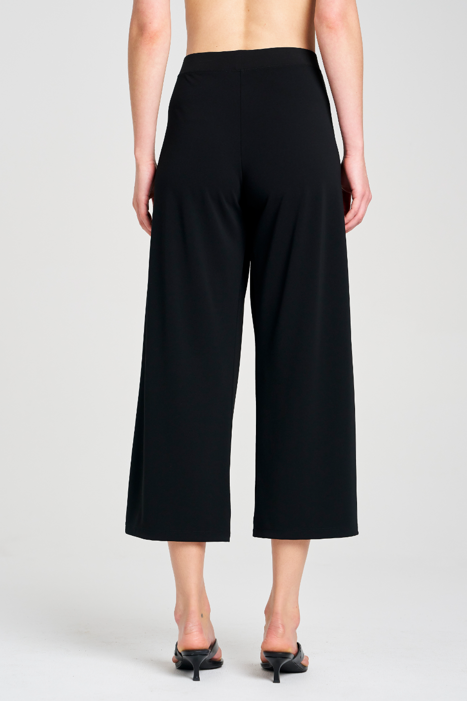 Mela Purdie Crop Palazzo Pant Powder Knit