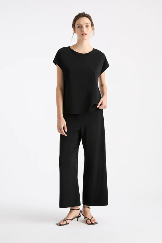 Mela Purdie Crop Palazzo Pant | Powder Knit