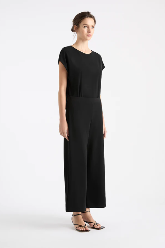 Mela Purdie Crop Palazzo Pant | Powder Knit