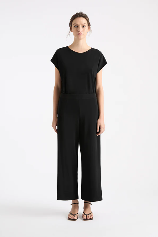 Mela Purdie Crop Palazzo Pant | Powder Knit