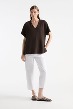 Load image into Gallery viewer, Mela Purdie Cropped Pant Microprene in White
