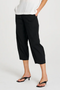 Mela Purdie Cropped Tuscan Pant | Microprene | Black
