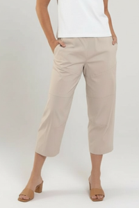 Mela Purdie Cropped Tuscan Pant | Microprene | Biscotti