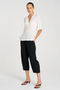 Mela Purdie Cropped Tuscan Pant in Black
