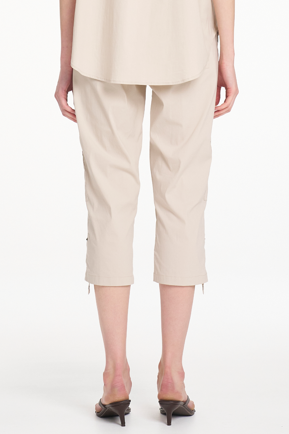 Mela Purdie Cropped Zip Cargo in Hay