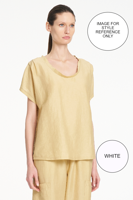 Mela Purdie Cruise Shell Waxed Linen Voile