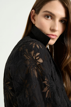 Load image into Gallery viewer, Mela Purdie Dart Shirt in Black Flora Lace
