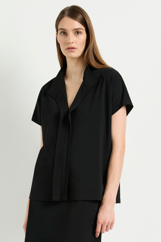 Mela Purdie Diamond T in Black Powder Knit