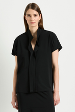 Load image into Gallery viewer, Mela Purdie Diamond T in Black Powder Knit
