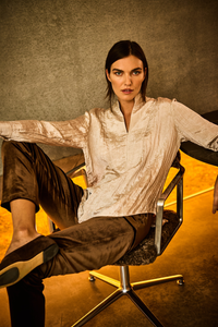 Mela Purdie Formal Shirt | Dapple | Prosecco