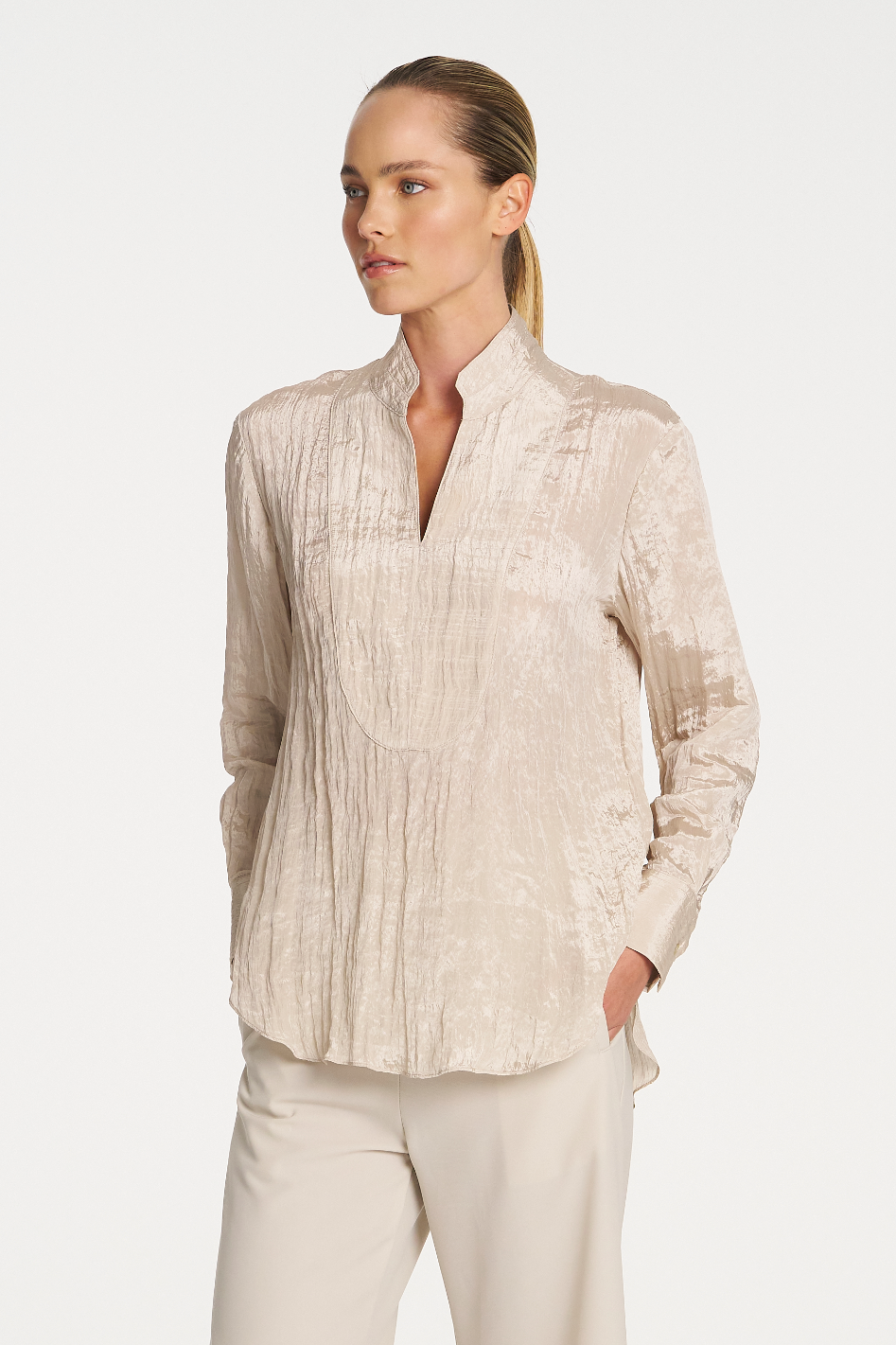 Mela Purdie Formal Shirt in Dapple Prosecco