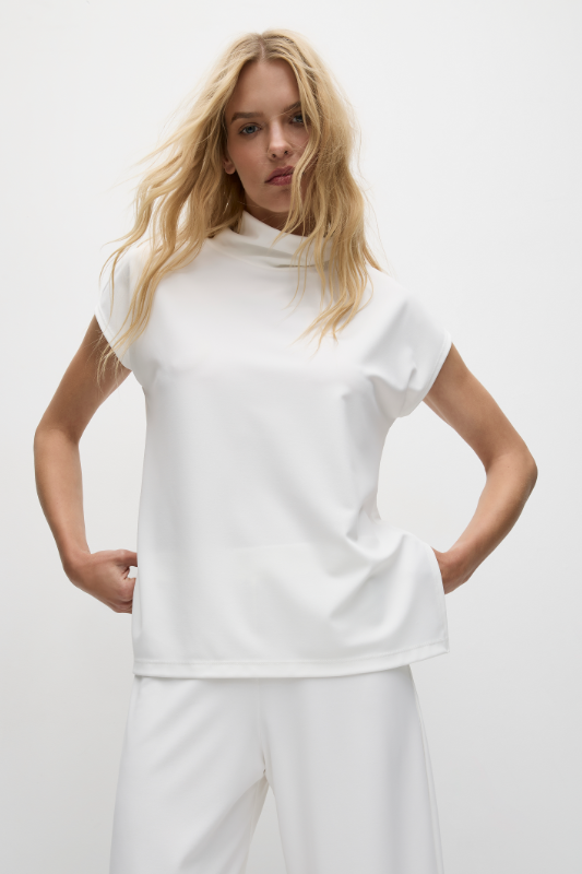 Mela Purdie Funnel Shell | Powder Knit