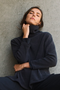 Mela Purdie Funnel Sweater Cord Knit Phantom