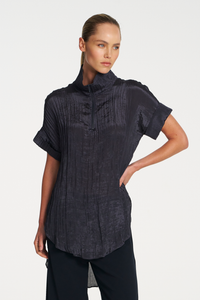 Mela Purdie Funnel Tunic | Dapple | Sapphire