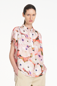 Mela Purdie Gathered Shell | Poppy Silk Chintz