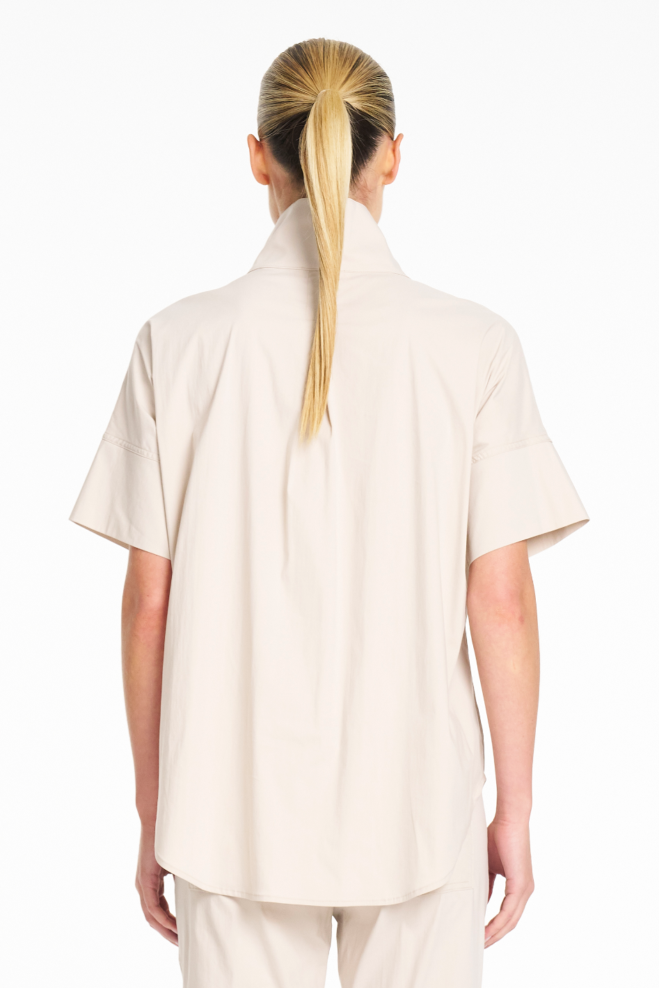 Mela Purdie Half Zip Shirt in Hay Microprene