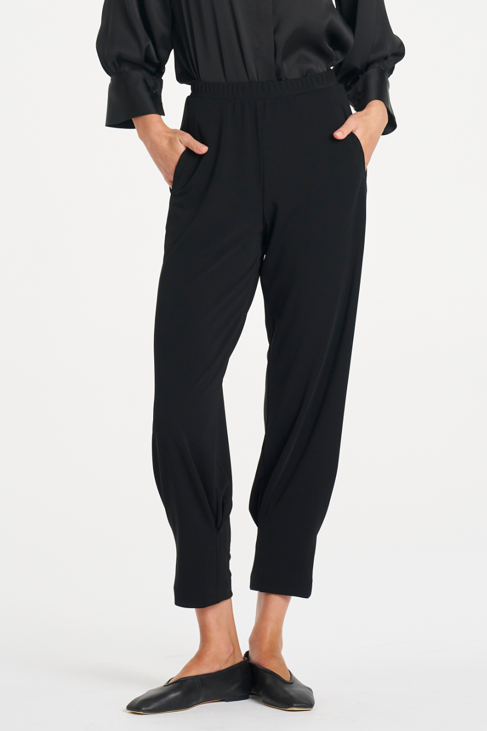 Mela Purdie Jet Pant in Black Powder Knit