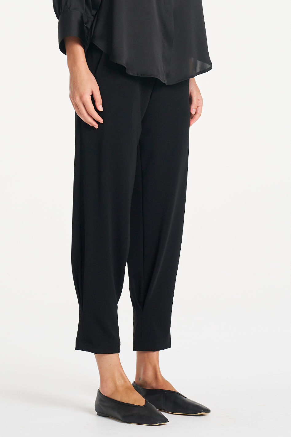 Mela Purdie Jet Pant in Black Powder Knit