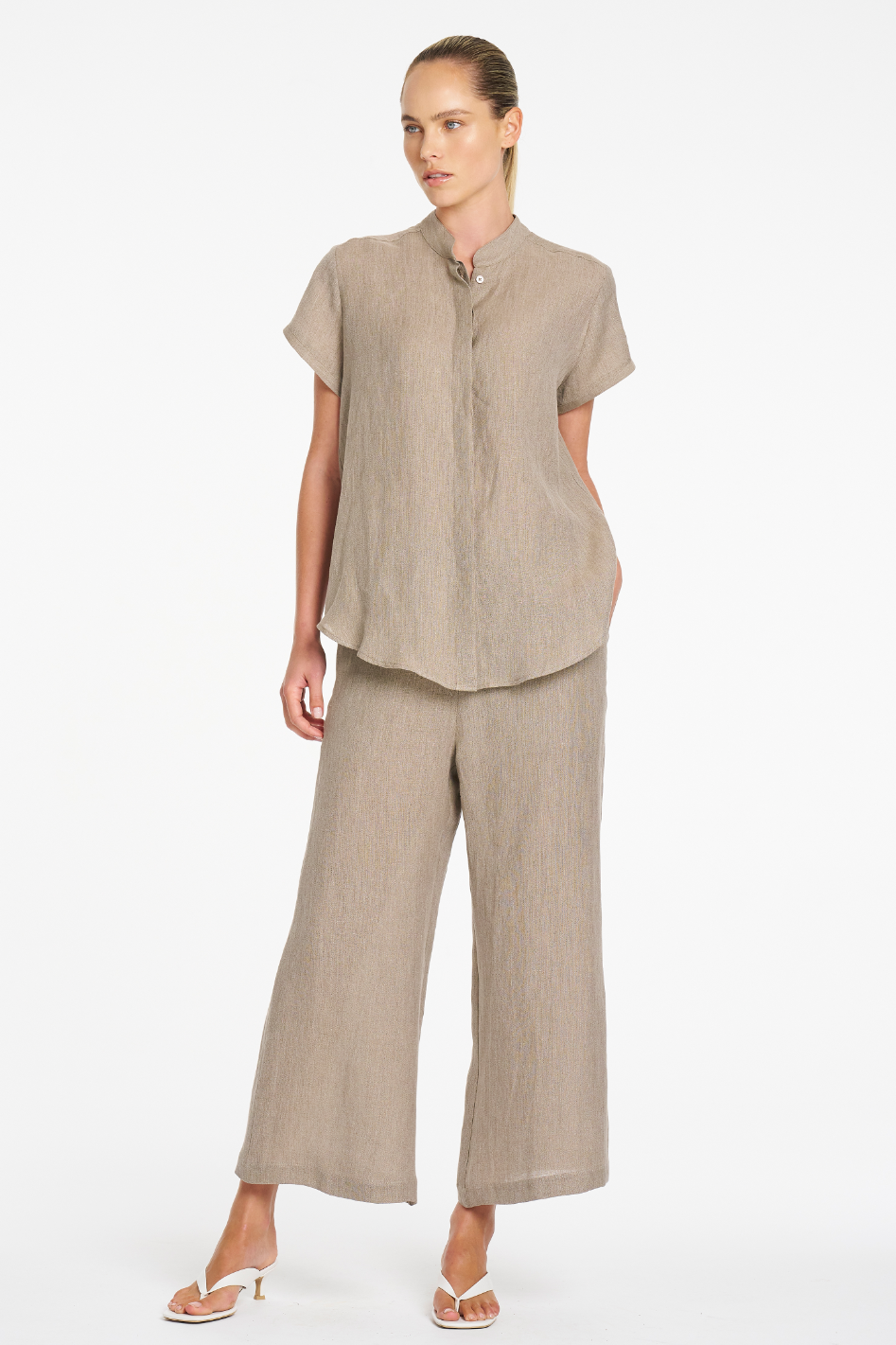 Mela Purdie Lino Pant in Stucco