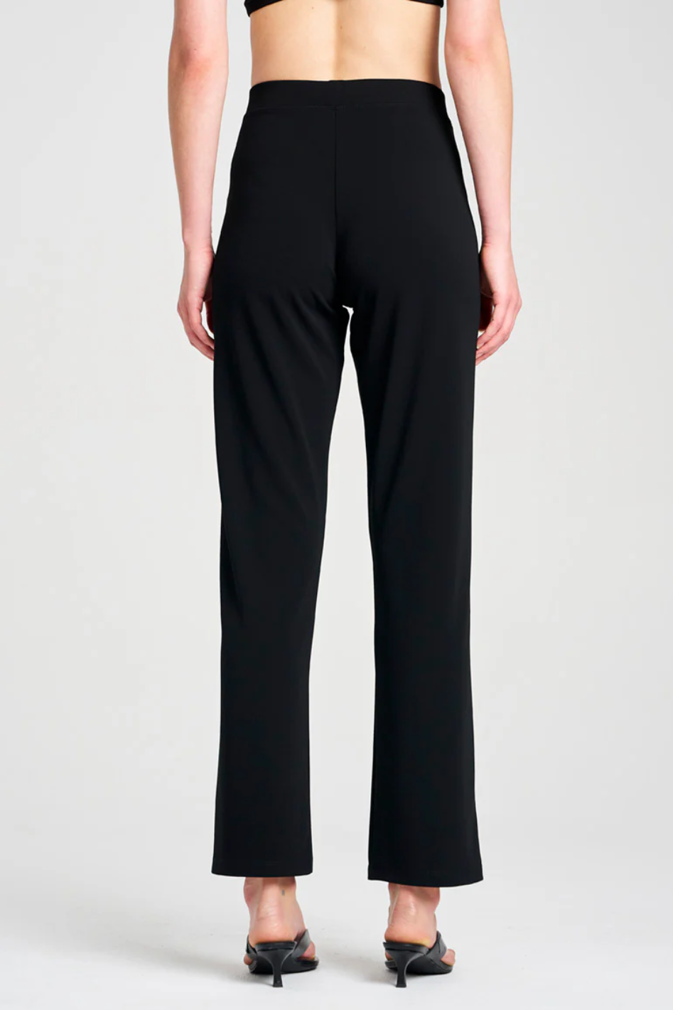 Mela Purdie Long Pant in Black Powder Knit