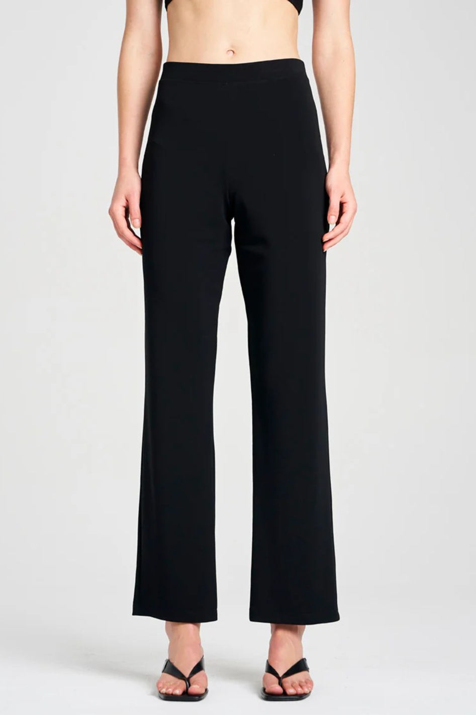 Mela Purdie Long Pant in Black Powder Knit