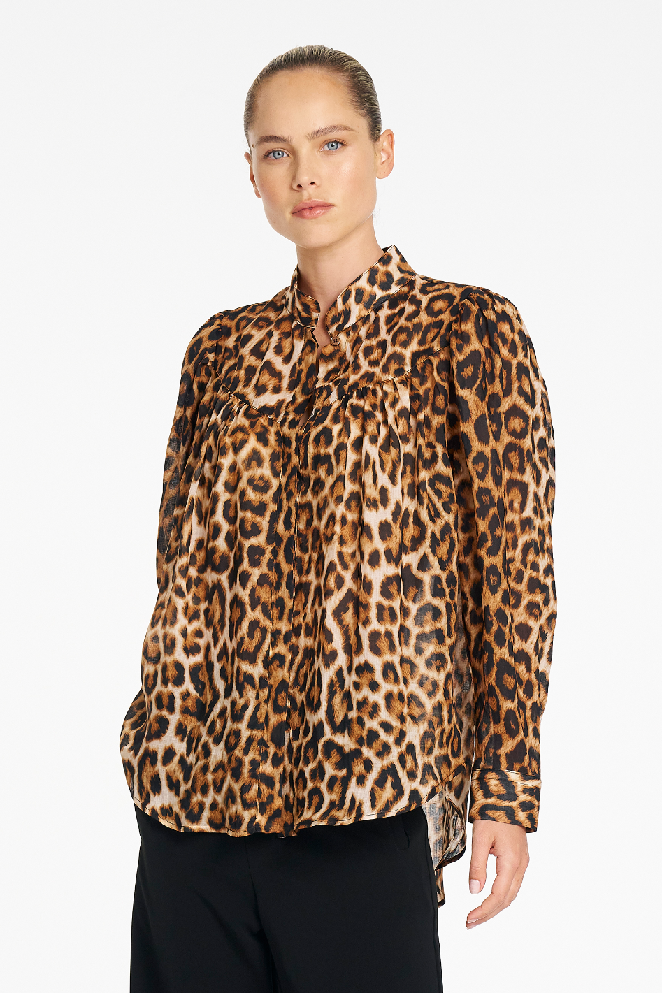 Mela Purdie Lyric Blouse | Wildcat Linen Voile