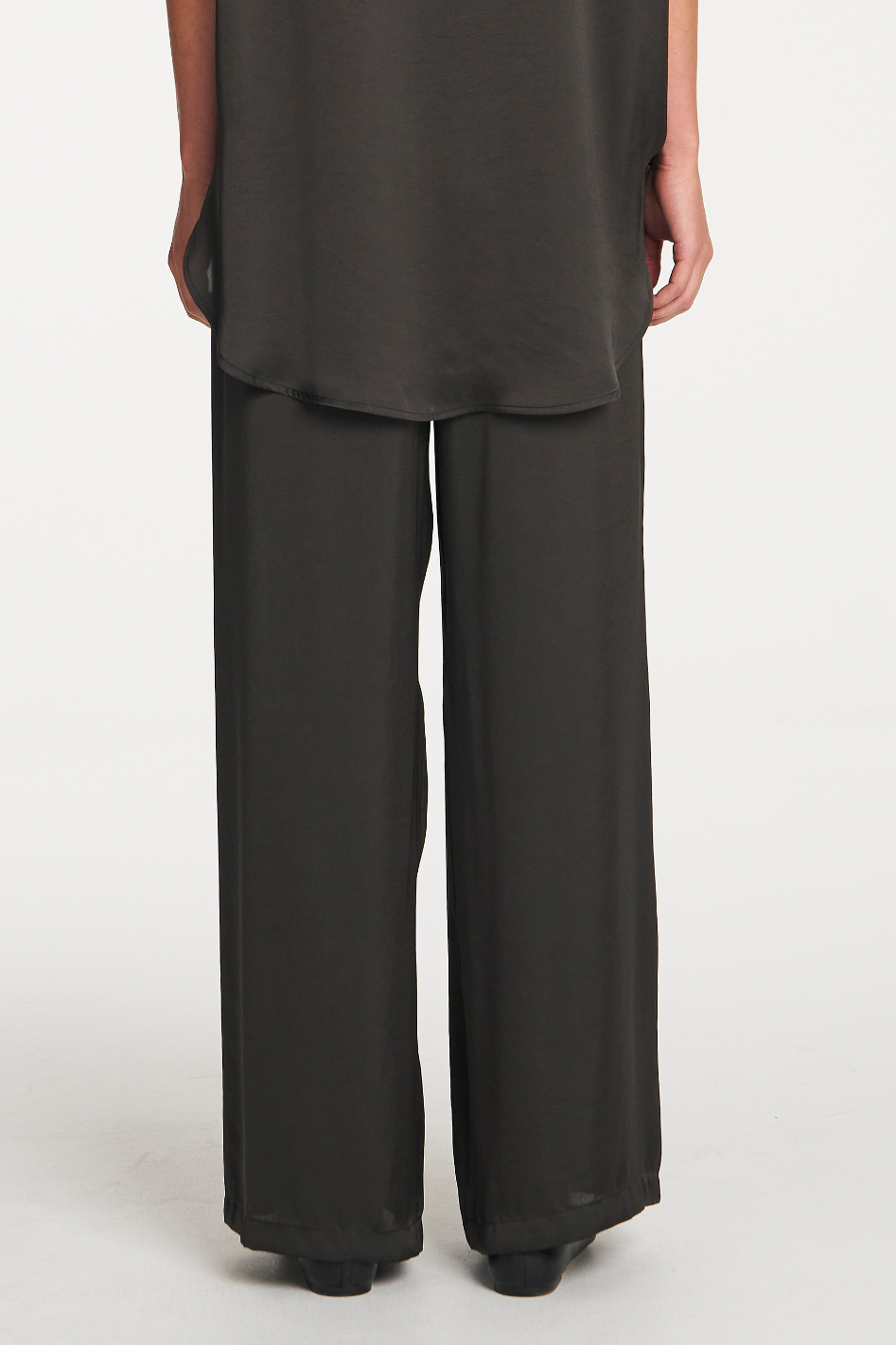 Mela Purdie Maxi Pace Pant | Mirror Satin | Mink