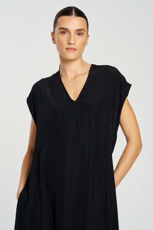 Mela Purdie Maxi Slice Dress | Mache | Black