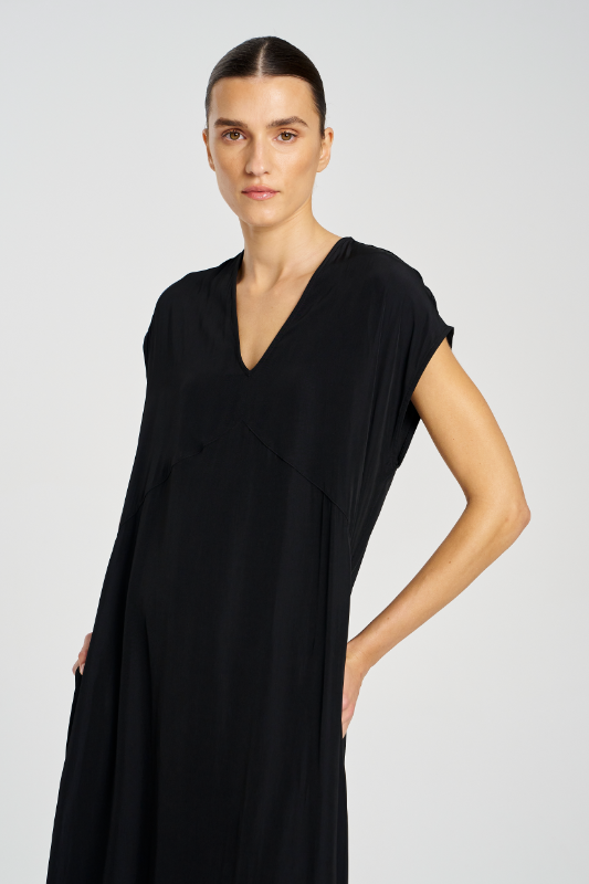 Mela Purdie Maxi Slice Dress | Mache | Black