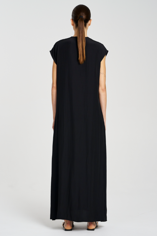 Mela Purdie Maxi Slice Dress | Mache | Black