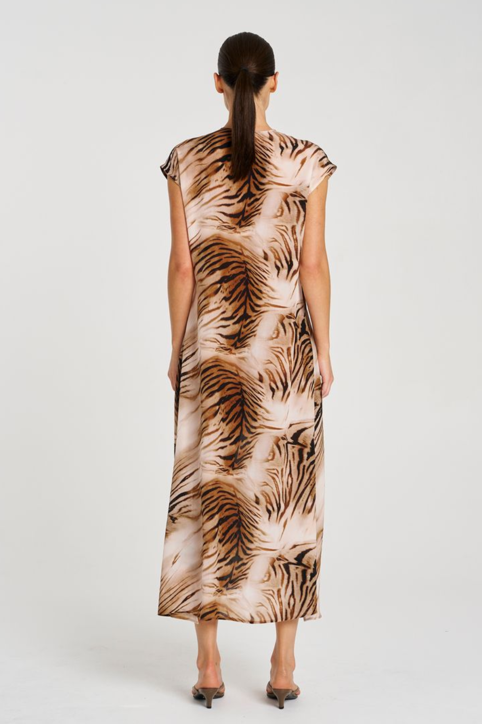 Mela Purdie Maxi Slice Dress | Silk Tiger