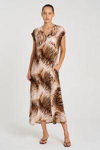 Mela Purdie Maxi Slice Dress | Silk Tiger