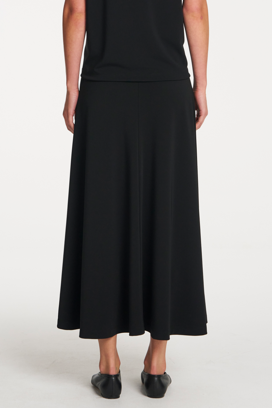 Mela Purdie Mid Skirt in Black Powder Knit