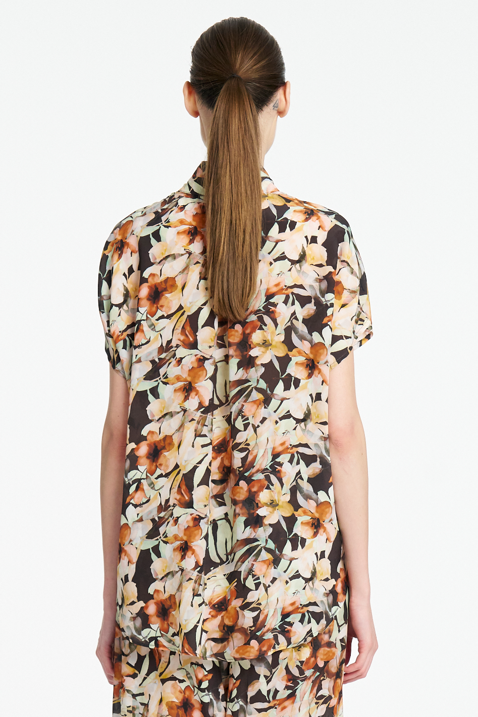 Mela Purdie Tab Stand Shell in Mint Floral Silk