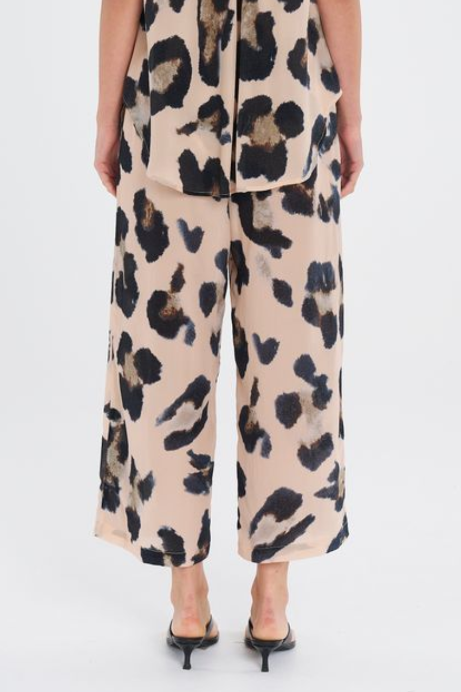 Mela Purdie Pace Pant in Blurr Print Silk