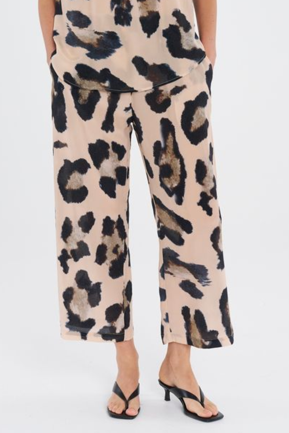 Mela Purdie Pace Pant in Blurr Print Silk
