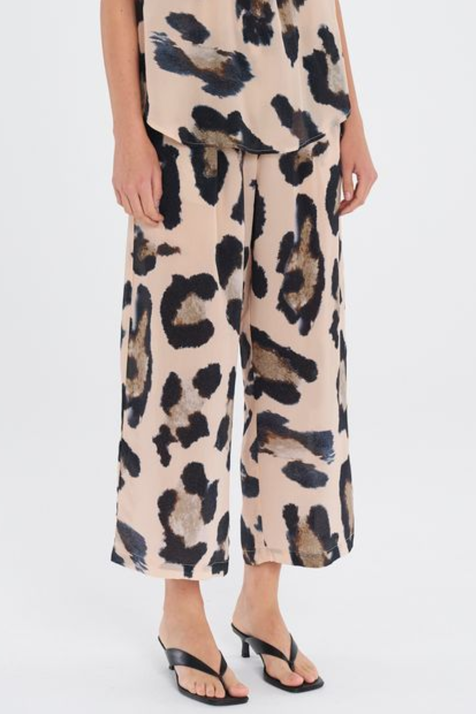 Mela Purdie Pace Pant in Blurr Print Silk