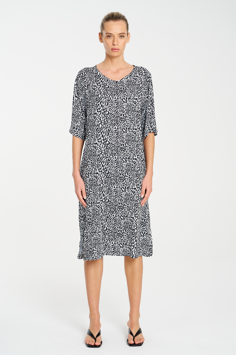 Mela Purdie Plaza Dress | Animalia Print Charmeuse