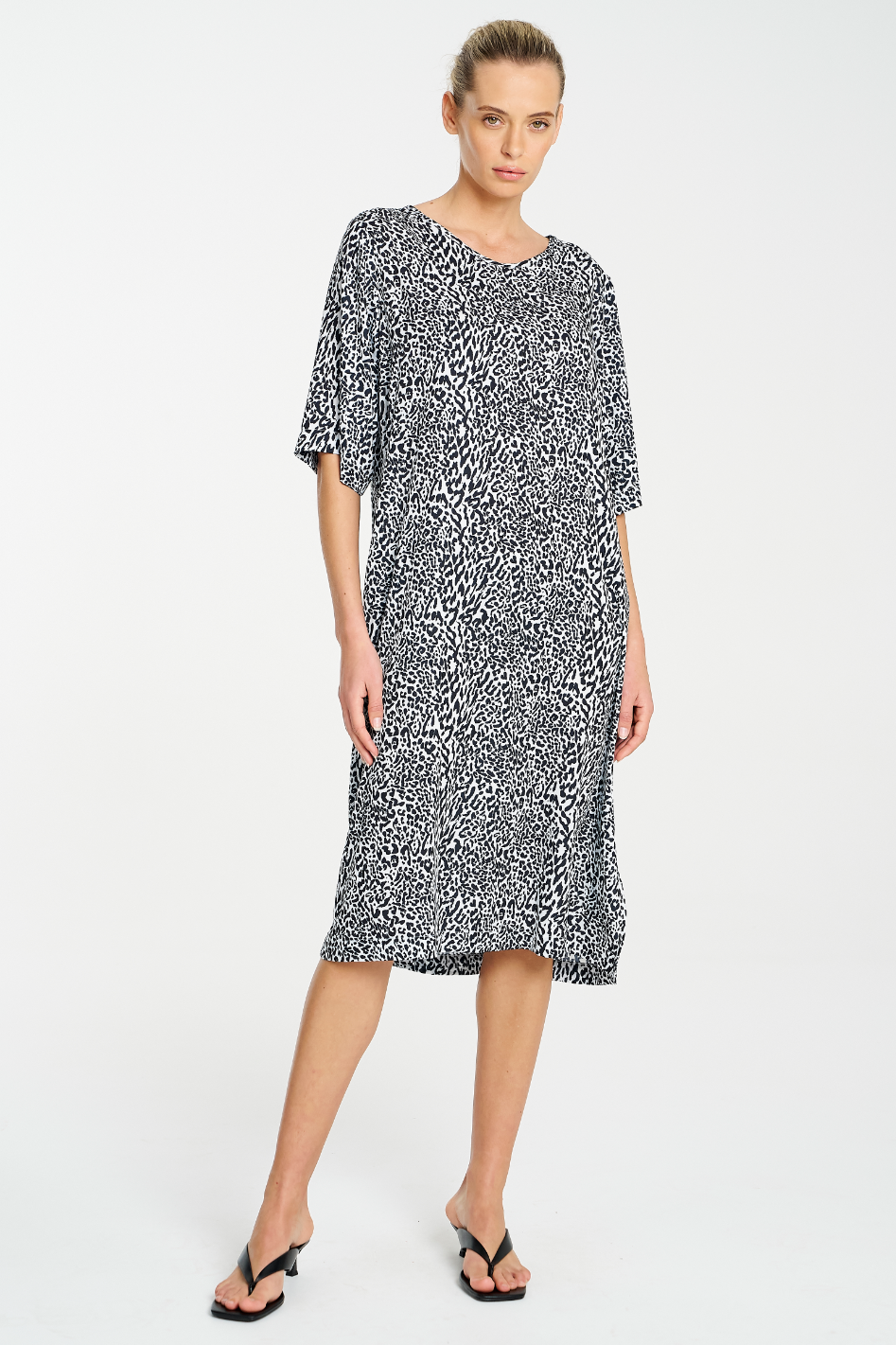 Mela Purdie Plaza Dress | Animalia Print Charmeuse