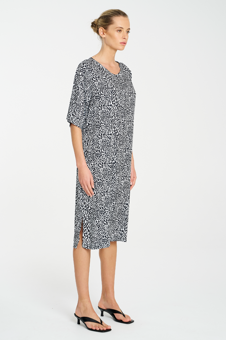 Mela Purdie Plaza Dress | Animalia Print Charmeuse