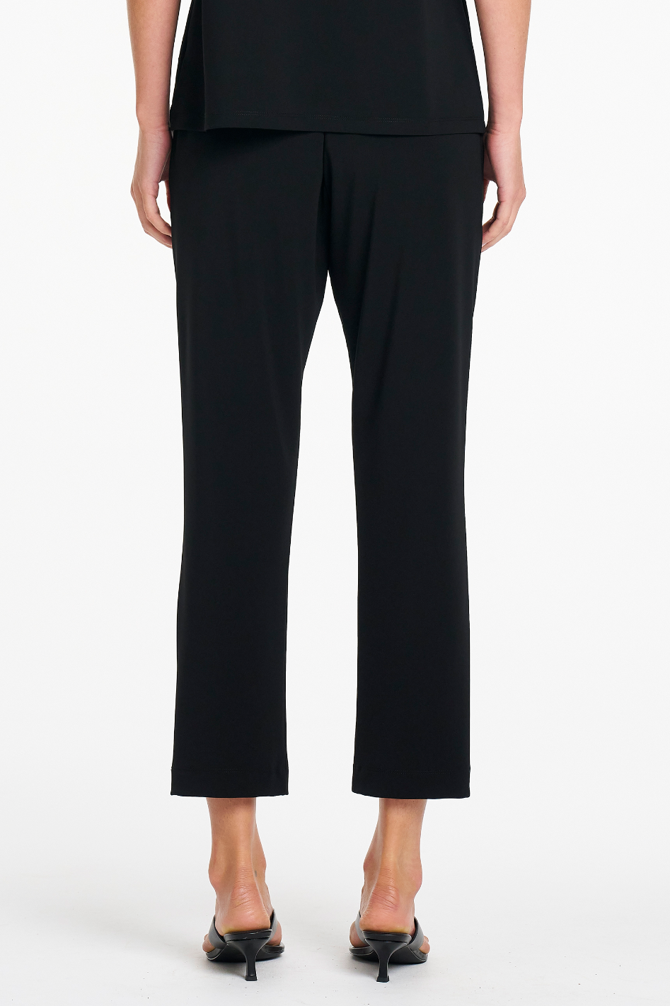 Mela Purdie Powder Zip Pant in Black Powder Knit
