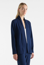 Load image into Gallery viewer, Mela Purdie Pull On Jacket in Denim Matte Jersey
