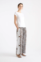 Load image into Gallery viewer, Mela Purdie Pace Pant in Lattice Print Linen
