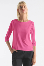 Load image into Gallery viewer, Mela Purdie Relaxed Boat Neck in Hibiscus Matte Jersey
