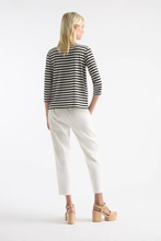 Load image into Gallery viewer, Mela Purdie Relaxed Boat Neck in Bistro Stripe Knit
