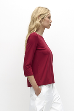 Load image into Gallery viewer, Mela Purdie Relaxed Boat Neck | Berry | Matte Jersey
