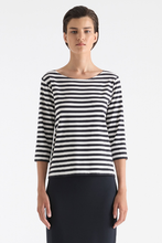 Load image into Gallery viewer, Mela Purdie Relaxed Boat Neck in Bevel Stripe Knit
