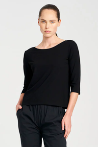 Mela Purdie Relaxed Boat Neck | Matte Jersey